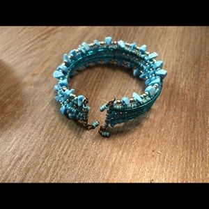Faux Turquoise Stretchy bracelet